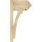 Ekena Millwork Legacy Arts & Crafts Rough Sawn Outlooker, Douglas Fir, 8"W x 14"D x 26"H OUT08X14X26LEC03RDF - alternate 3